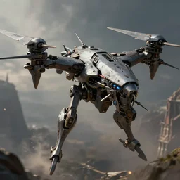 “erebos’s titan, revenant, reaver drone, art by Chris Rallis and Randy Vargas, high detail, cinematic, cgsociety 8k”