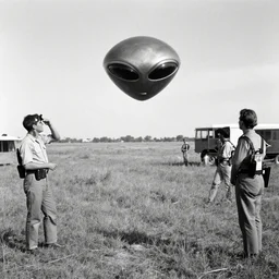 CIA releases 1950 B&W photo of roswell alien retouched and enhanced HD