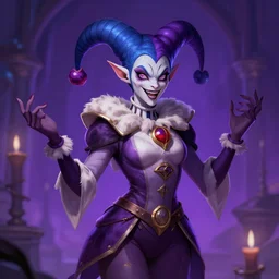 Critical Role's Jester, tiefling, 4k, digital art, trending on artstation, trending on cgsociety