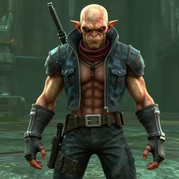 a screenshot of gollum as solid snake in metal gear solid 3,
