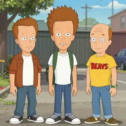 beavis and butthead as live action people