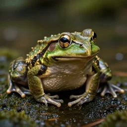 japanese kappa frog, ultra realistic, photorealistic, dynamic light, cinematic