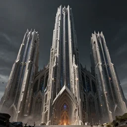 3 d sculpt coruscant of art deco cathedral architecture evil gothic tron a thick futurist cyberpunk brutalist scifi tower edged weapon angular, warhmmer 4 0 k spaceship inspired by the matrix, lotr, star wars, ilm, beeple, star citizen, halo, mass effect, starship troopers, elysium, the expanse, high tech industrial, artstation unreal