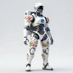 a warrior robot astronaut, floral! looks like a machine from horizon zero dawn, posing for a fight intricate, elegant, highly detailed, digital painting, establishing shot, an epic fantasy, artstation, concept art, smooth, sharp focus, illustration, art by artgerm and greg rutkowski and alphonse mucha, 8 k