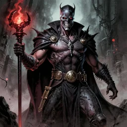 capitalist necromancer stunning detailed by todd mcfarlane