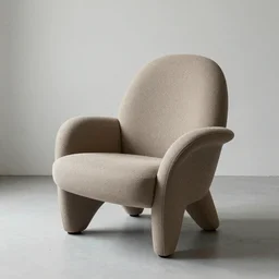 a comfortable chair, biomorphic