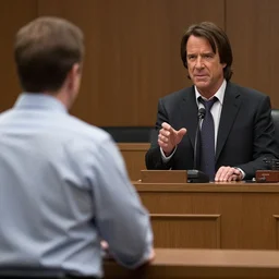 Saul Goodman defending chuck norris at the court