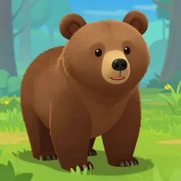 Brown bear in Spore (2008), video game screenshot, modern video games, 2008 game, Maxis, EA, Spore. Trending on artstation,