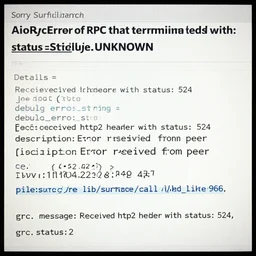 Sorry @Surveillance, there was some kind of error in processing the prompt that begins a anthropomorph: 475, <AioRpcError of RPC that terminated with: status = StatusCode.UNKNOWN details = Received http2 header with status: 524 debug_error_string = {created:@1659843275.717592909,description:Error received from peer ipv4:104.22.38.178:443,file:src/core/lib/surface/call.cc,file_line:966,grpc_message:Received http2 header with status: 524,grpc_status:2} >.