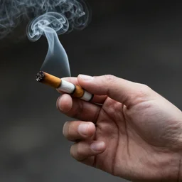 very accurate photo, very coherent image, hyper realistic photo of a smoking hand