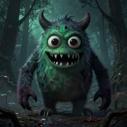 a very scary monster