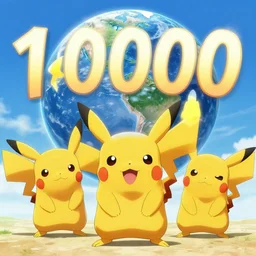 five million pikachus attacking the world