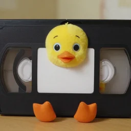 vhs footage of an adorable 8 0 s creatacrittles toy