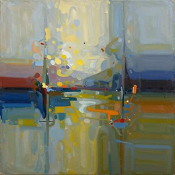 dutch pour abstract acrylic color painting pattern