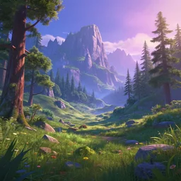 a gorgeous landscape in the style of thomas cole and pixar. beautiful beyond imagination! enchanting, mysterious, alluring, dreamy. hyperrealism, high detail 8 k, smooth gradient cgi, path tracing, trending on artstation