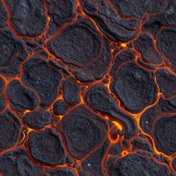seamless molten magma texture