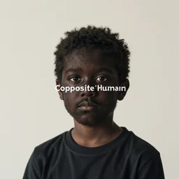 opposite of human