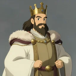 portrait of medieval old king, artstation, detailed cartoon, elegant, digital painting, concept art, smooth, sharp focus, illustration, ghibli, makoto shinkai, don bluth, fujita goro, jean giraud, akihiko yoshida, tom whalen 8 k