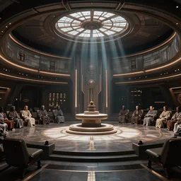 jedi council room on coruscant