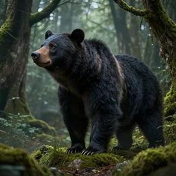 epic professional digital art of BlackBear.OrcDruid,Moss.Trees,RagingProfile,Photorealistic, Epic Lycanthropic Assimilation by Anato Finnstark, best on artstation, cgsociety, wlop, cosmic, epic, stunning, gorgeous, much detail, much wow, masterpiece