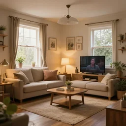 interior of a cozy house, 4k very detailed