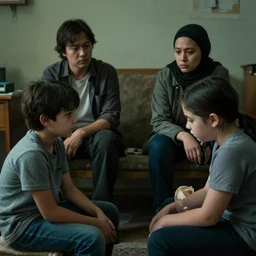 drug addicted kids not listening to parents, controlled by state, cinematic, ultrarealistic