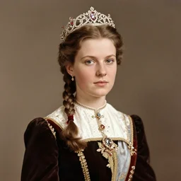 photo of a young russian tsarina, circa 1 9 3 4