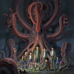 greg manchess concept art of the dimension of giant polyps, key visual, ambient lighting, highly detailed, digital painting, artstation, concept art, sharp focus, by makoto shinkai and akihiko yoshida and hidari and wlop and greg rutkowski