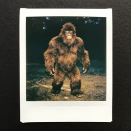 1 9 5 0 s polaroid photo of bigfoot
