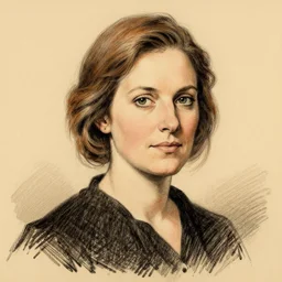 Guy Denning, drawn by Guy Denning, Portrait of a woman