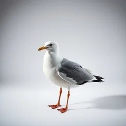 steven segal as a seagull, studio photography, studio lighting, highly detailed