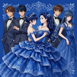 blue waltz, magnificent, close up, details, sharp focus, elegant, highly detailed, illustration, by Jordan Grimmer and greg rutkowski and PiNe(パイネ) and 薯子Imoko and 香川悠作 and wlop and maya takamura, intricate, beautiful, Trending artstation, pixiv, digital Art