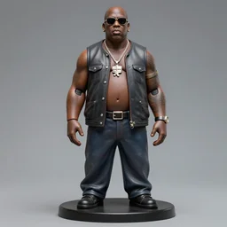 ultra realistic nendroroid figurine of biggie smalls