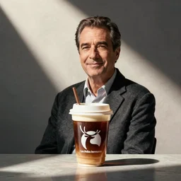 saul goodman advertising los pollos hermanos coffee