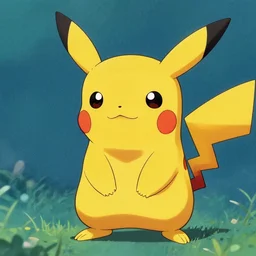 detailed!!! very close detailed image of pikachu