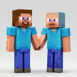 lin manuel miranda holding hands with minecraft youtuber Dream