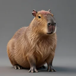 Bernie Sanders capybara hybrid in, 4k resolution, 8k resolution, HD Quality, highly detailed, very detailed, detailed, studio quality lighting, digital art, trending on Artstation