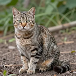 A pretty human male with cat features, in his natural habitat. Pictured are his cute ears and long tail. 4K National Geographic photograph