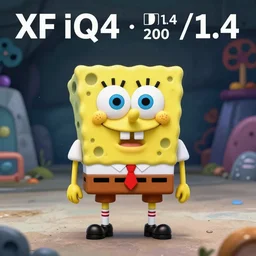 Spongebob as a real person, XF IQ4, f/1.4, ISO 200, 1/160s, 8K, Sense of Depth, color and contrast corrected, Nvidia AI, Dolby Vision, symmetrical balance, in-frame