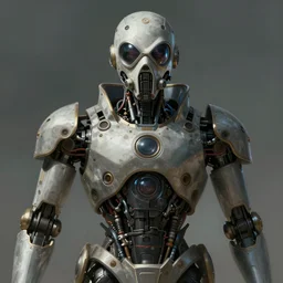 low angle shot of a cyberpunk gazmask robot character in chernobyl, intricate, elegant, highly detailed, centered, digital painting, artstation, concept art, smooth, sharp focus, illustration, artgerm, Tomasz Alen Kopera, Peter Mohrbacher, donato giancola, Joseph Christian Leyendecker, WLOP, Boris Vallejo