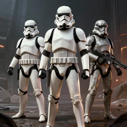 clone troopers battling against battle droids star wars concept art, high detail, high definition, 8k, artstation