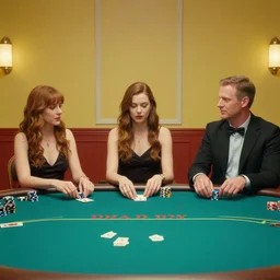 a poker table in a casino in the style of wes anderson, lola dupre, david hockney, isolated on negative white space background dark monochrome neon spraypaint accents volumetric octane render