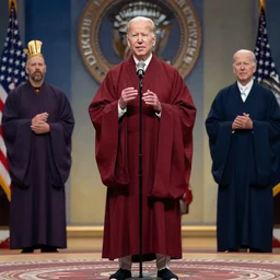 joe biden summoning the 4 elements as a sage