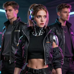 beautiful female assassin, cyberpunk streetwear, cybernetic features, detailed portrait, cell shaded, 4 k, vivid colours, concept art by wlop, ilya kuvshinov, artgerm, krenz cushart, greg rutkowski, pixiv. cinematic dramatic atmosphere, sharp focus, volumetric lighting, cinematic lighting, studio quality