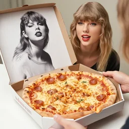 taylor swift received a free hot pocket pizza