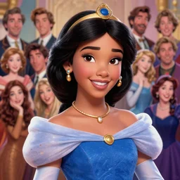 highly detailed portrait of disney's princess j asmine, magnificent, photographic realistic background, by atey ghailan, by greg rutkowski, by greg tocchini, by james gilleard, by joe fenton, by kaethe butcher, trending on instagram, award winning details