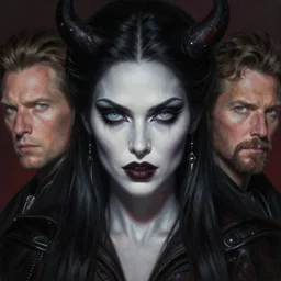 a highly detailed airbrush painting of an evil female fantasy sorceress with piercing beautiful eyes art by karol bak and donato giancola and mark brooks, centered, mysterious, dark beauty