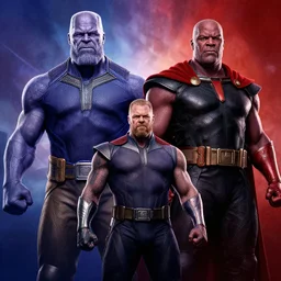 thanos vs darkseid, movie poster