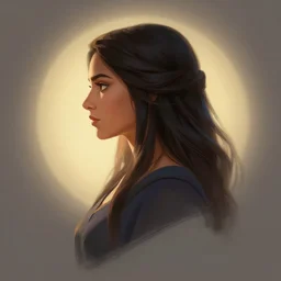 side profile centered painted portrait, Maya Ali as a wind sorcerer, D&D, matte painting concept art, beautifully backlit, official fanart, tarot, colourful, by and ilya kuvshinov and Cushart Krentz and Gilleard James, 4k, HDR, Trending on artstation, Behance, award winning