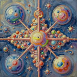 systems biology, intricate oil painting by greg rutkowski, trending on artstation